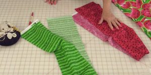 Cute and Easy Sewing Projects - DIY Watermelon Apron Tutorial