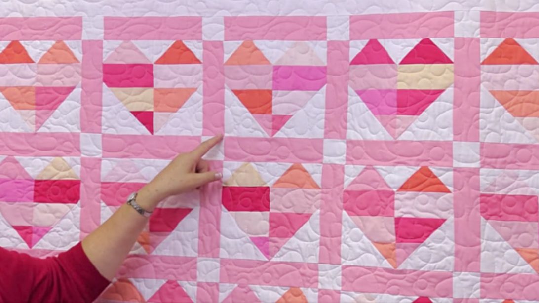 Show How Much You Care By Stitching An Easy Heart Quilt - DIY Ways