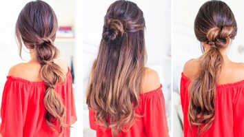 3 Lazy Girl Hairstyles That Take A Minute Or Less - DIY Ways