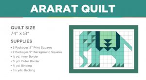 Ararat Quilt - Cute Political Quilt Pattern for Elephant - jenny Doan Pattern by Missouri Star Quilt Company