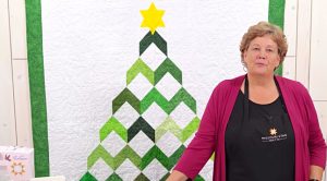 Chevron Christmas Tree Quilting Project