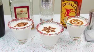 White Christmas Fireball Martini Recipe