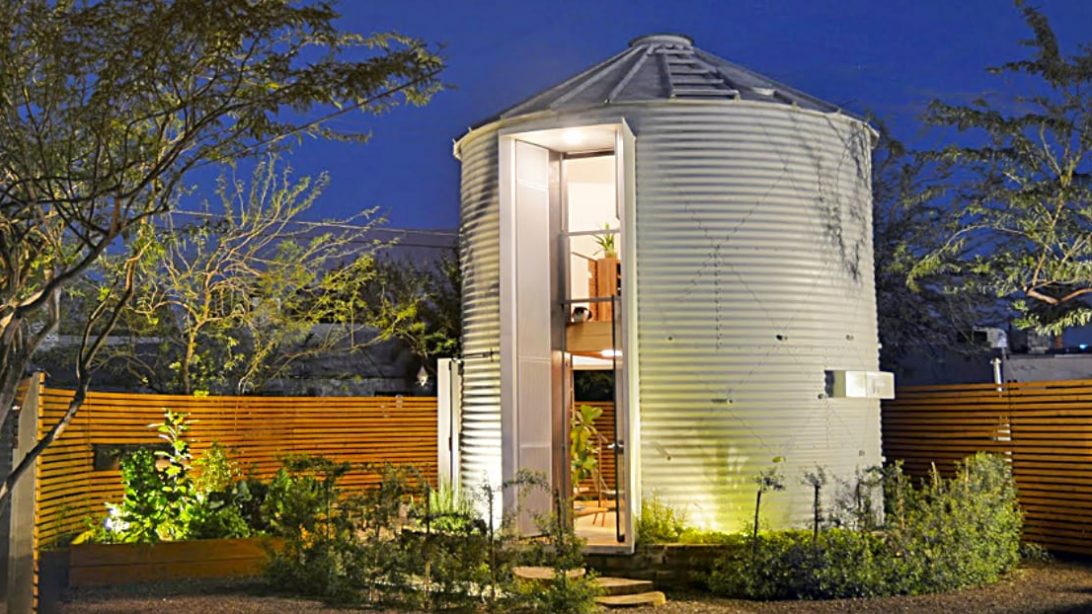 This Tiny Home Is Made From A Grain Silo - DIY Ways