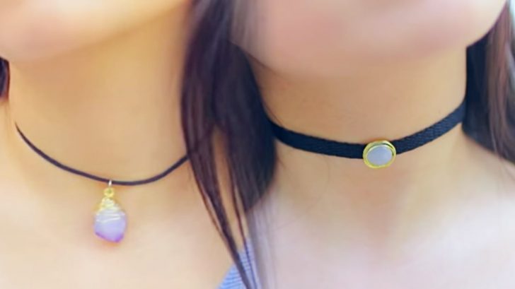 Make Trendy Gemstone Chokers For Free Using This Unexpected Material Diy Ways