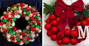 DIY Christmas Decorations Cheap - How to Make a Christmas Ornament Wreath