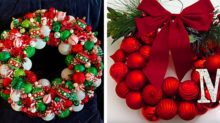 DIY Christmas Decorations Cheap - How to Make a Christmas Ornament Wreath