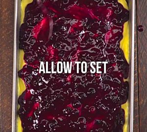 Delicious easy, quick Blueberry Lemon Poke Cake Recipe