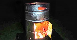 Learn to make a DIY fire pit from a beer keg