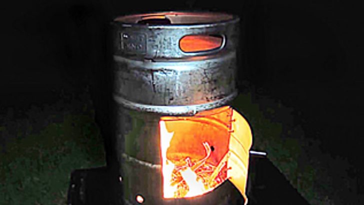 Turn A Beer Keg Into Fire Pit Diy Ways, Budweiser Can Fire Pit