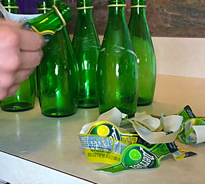 Learn to make a Perrier Bottle Luminary