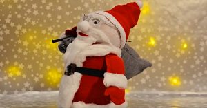 Learn to make a DIY Sock Santa Claus