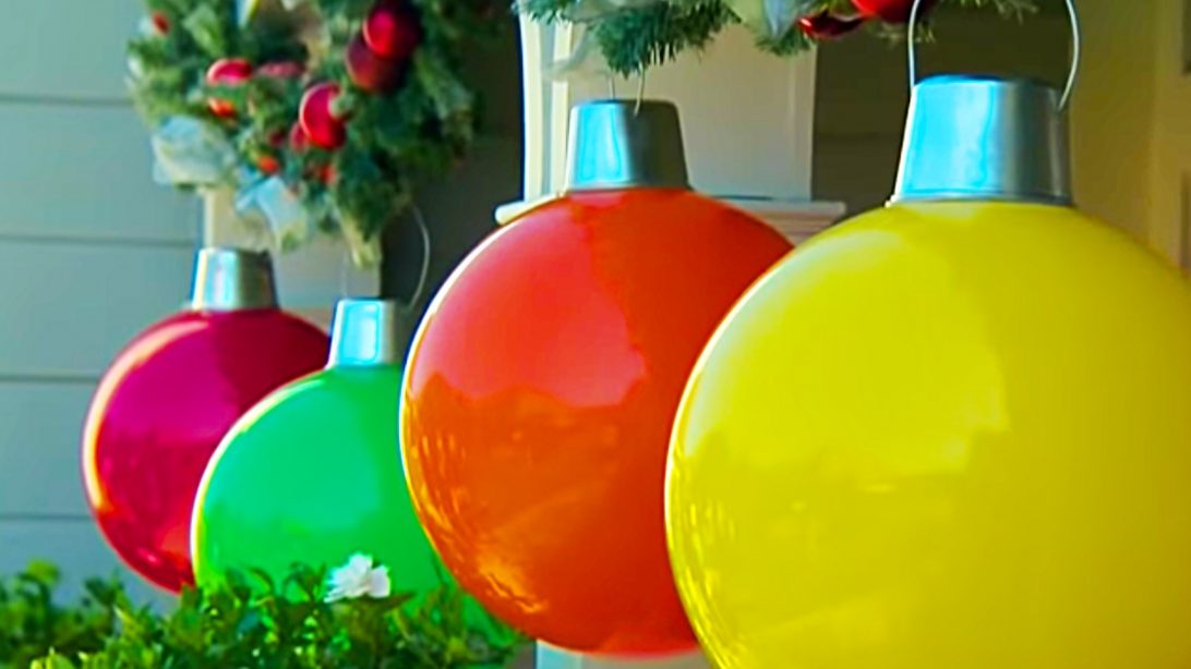 Make DIY Christmas Ornaments For Outdoor Decor - DIY Ways