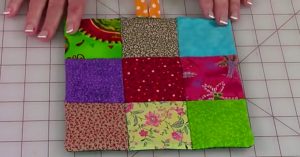 Learn to sew a DIY Quilted Pot Holder in 10 Minutes