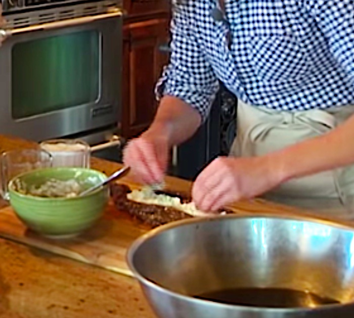 Learn to make a Stuffed Venison Backstrap Deer Meat Recipe
