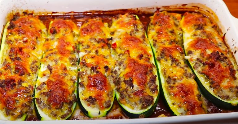 Beef Stuffed Summer Squash Boats Recipe | Keto Recipes - DIY Ways