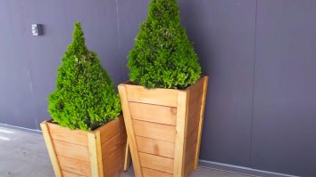 DIY Tall Wood Planters | DIY Garden Furniture
