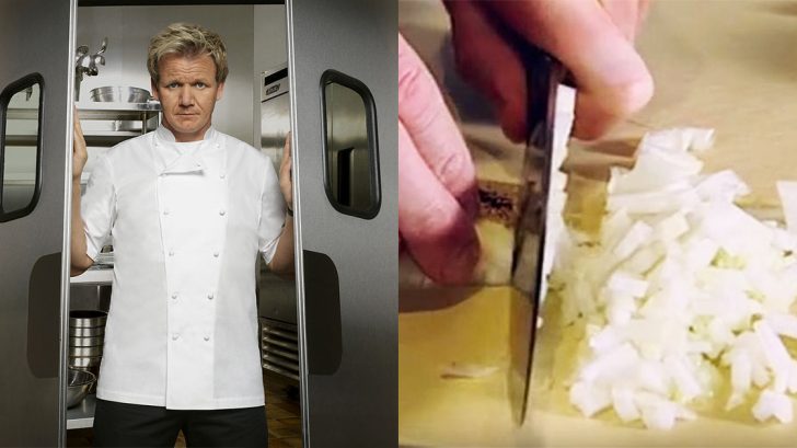 How To Finely Chop An Onion With Gordon Ramsay | Tips And Techniques