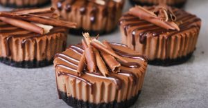 Mini Chocolate Cheesecake Recipe | Dessert Recipes