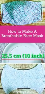 How to Make A Breathable Face Mask - Easy DIY Face Masks That You Can Breathe Through - Step by step sewing tutorial and free pattern for making DIY face masks that are lightweight