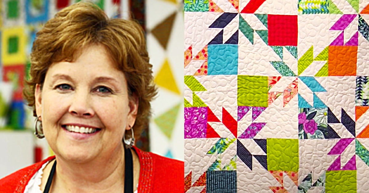 Make an easy Hunter's Star Quilt with Jenny Doan of Missouri Star! (Video  Tutorial) 