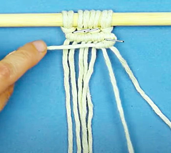Tie Simple Knots To Make a Macrame Wall Hanging