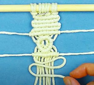 How To Use A Piece Of Dowel To Make A Macrame Wall Hanging
