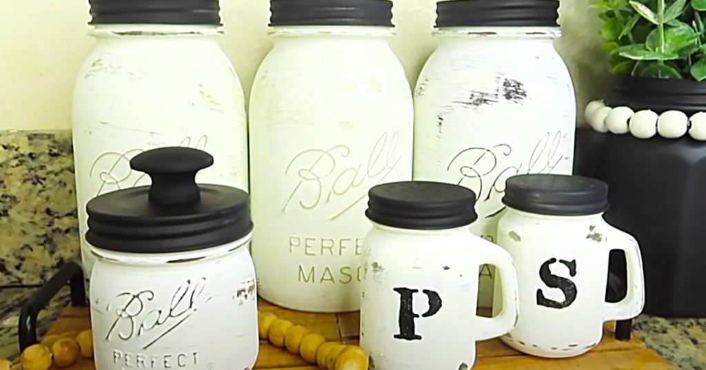 How To Make A Mason Jar Canister Set - DIY Ways