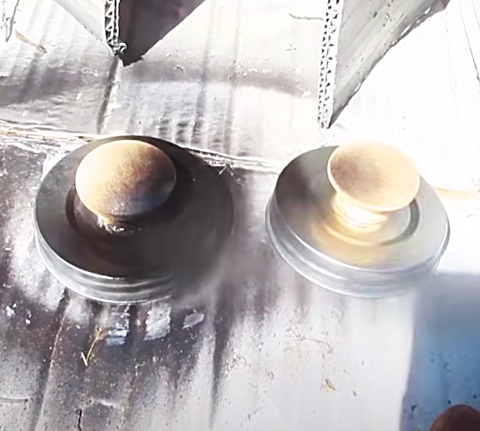 Spray Paint Lids Of Mason Jars And To Make A Mason Jar Canister Set