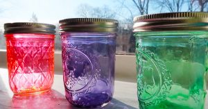 DIY Mason Jar Sea Glass Bottles | Mason Jar Crafts