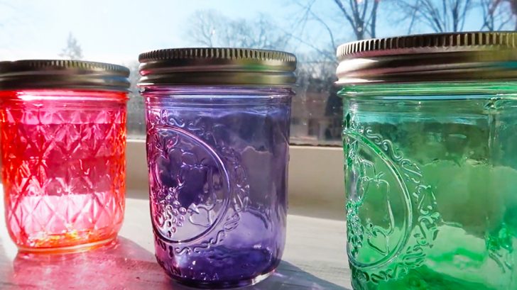 DIY Mason Jar Sea Glass Bottles | Mason Jar Crafts