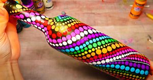 How To Make A Rainbow Dot Bottle